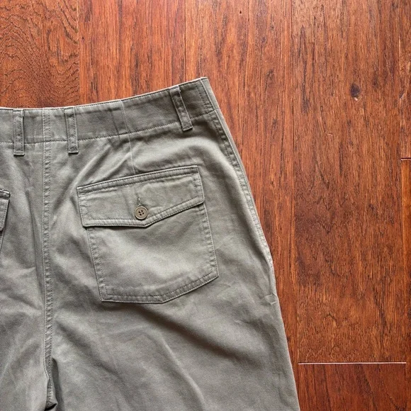 Vintage Jones New York Army Green Safari Shorts | Size 10 - Picture 6 of 8